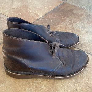 Clark’s Men’s leather beeswax shoe